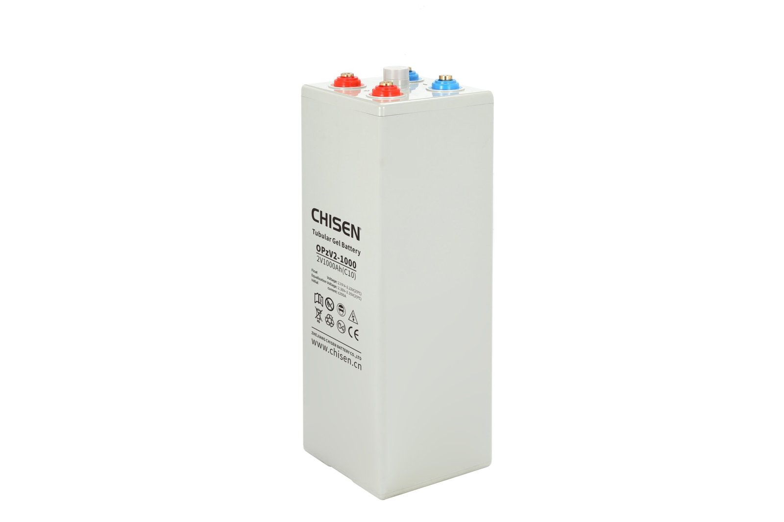 CHISEN OPzV 2V 1000Ah Battery — OPzV Tubular GEL Technology