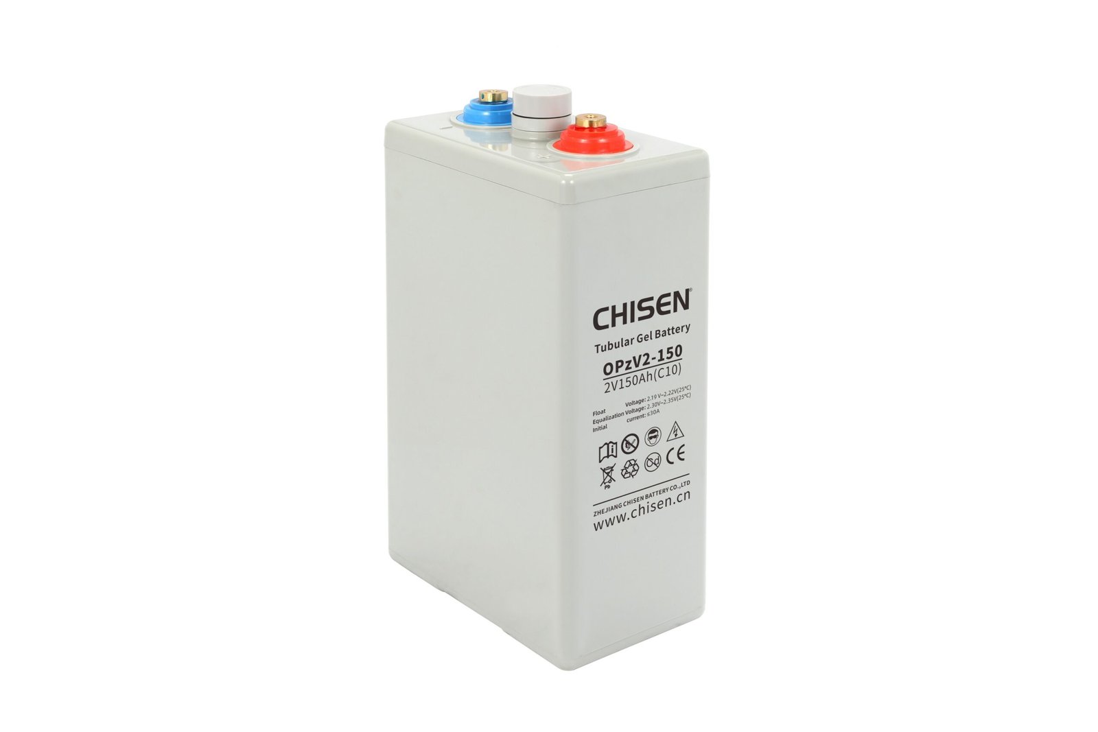 CHISEN OPzV 2V 150Ah Battery — OPzV Tubular GEL Technology