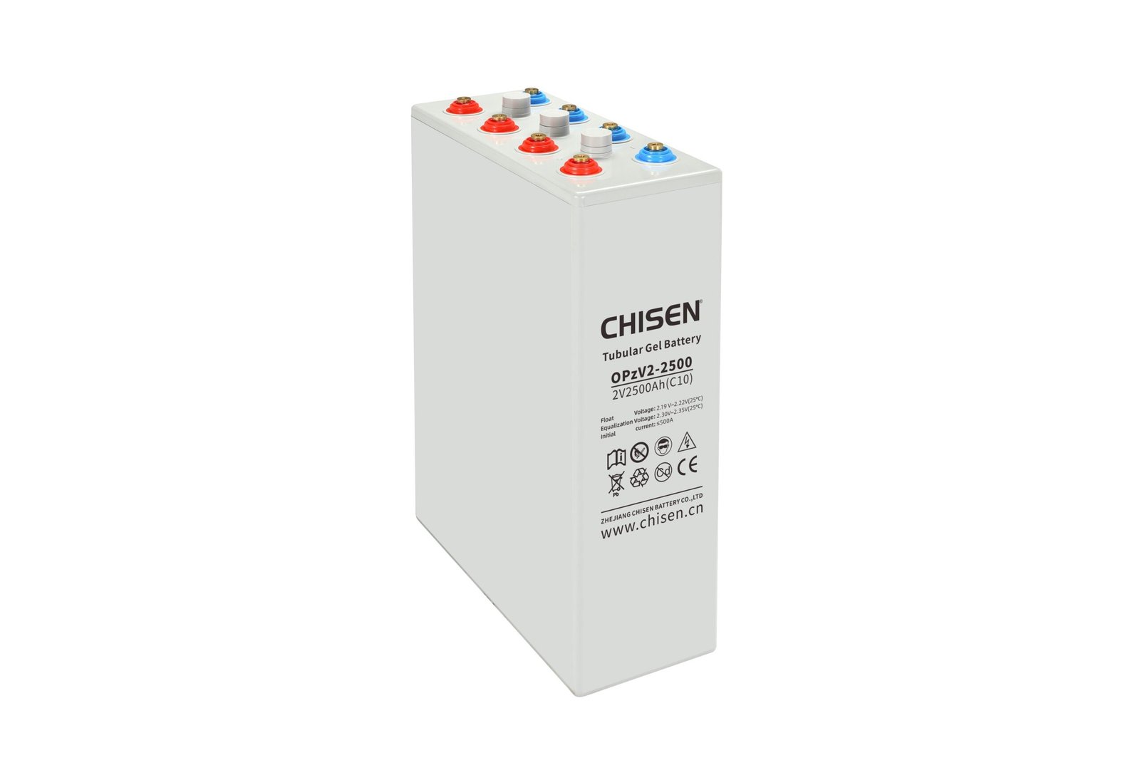 CHISEN OPzV 2V 2500Ah Battery — OPzV Tubular GEL Technology