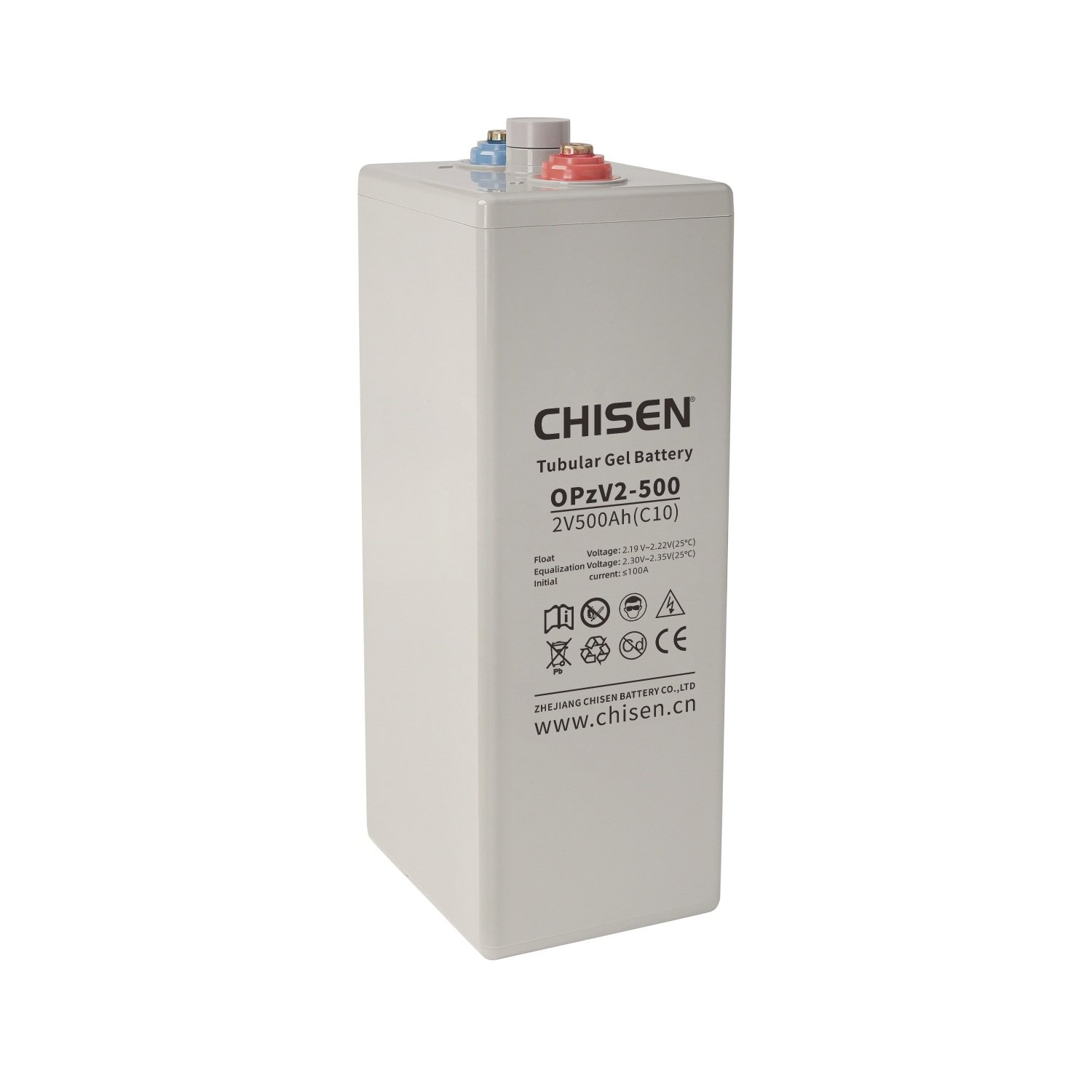 CHISEN OPzV 2V 500Ah Battery — OPzV Tubular GEL Technology