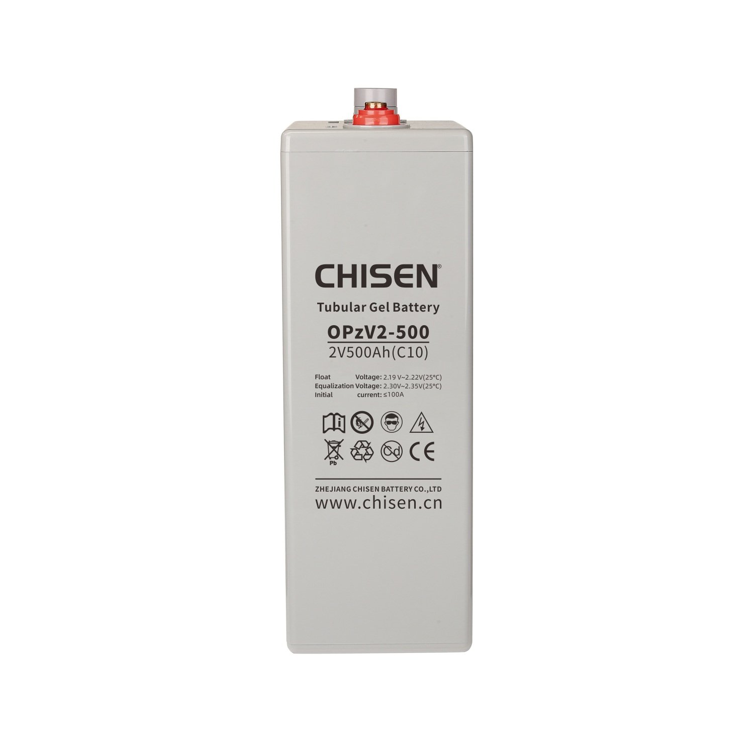 CHISEN OPzV 2V 500Ah with Full Warranty Support