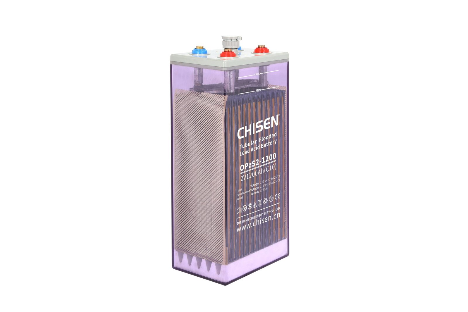 CHISEN OPzS 2V 1200Ah Battery — OPzS Tubular Flooded Technology