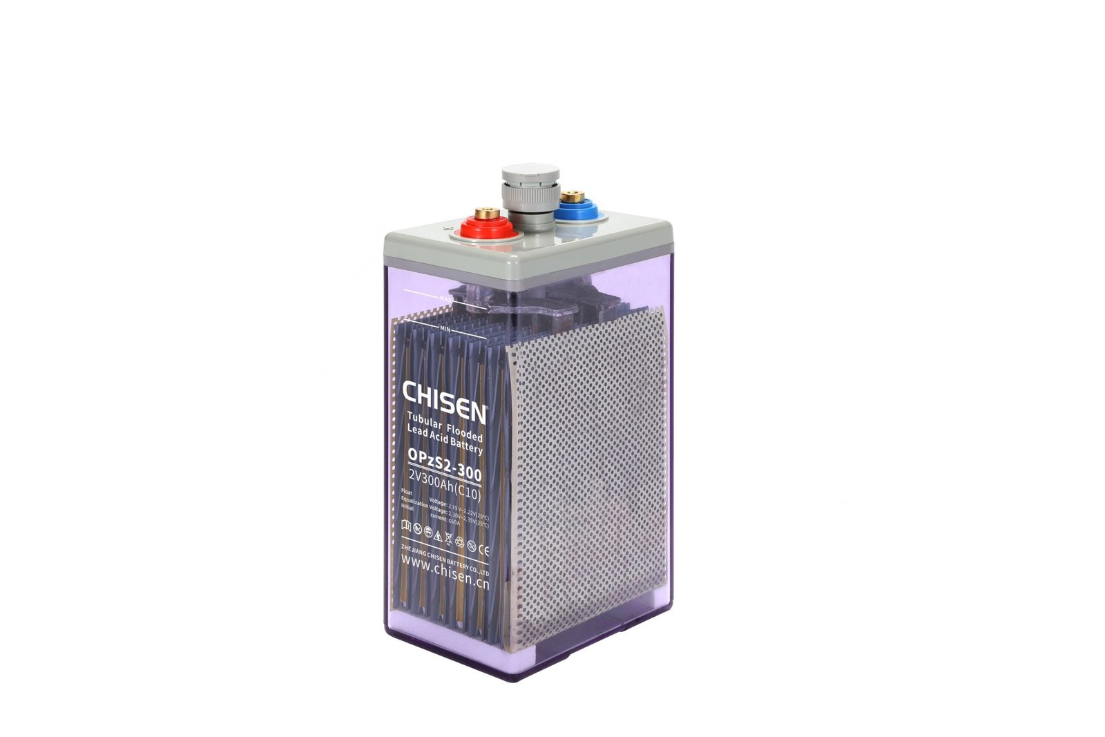 CHISEN OPzS 2V 300Ah Battery — OPzS Tubular Flooded Technology