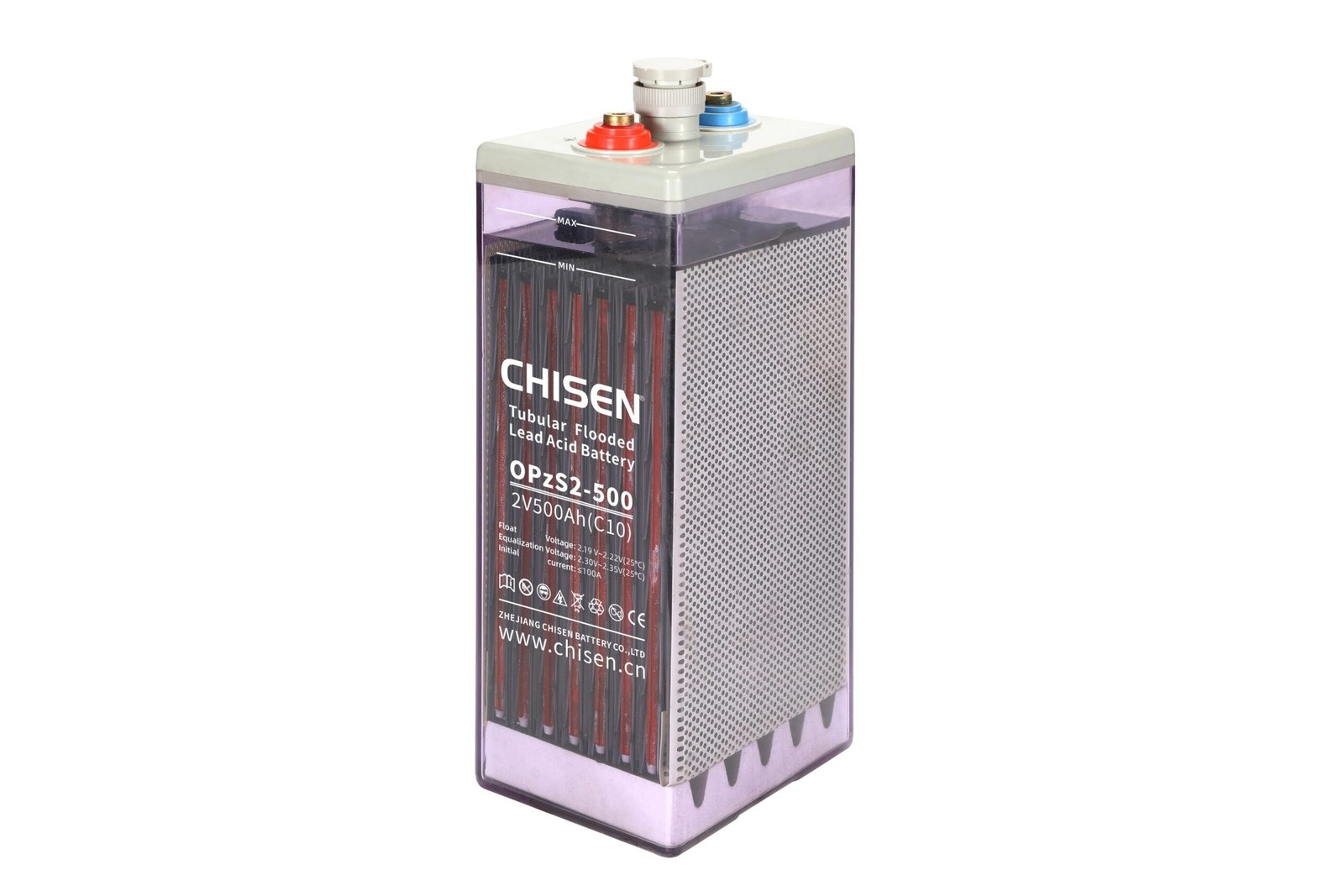 CHISEN OPzS 2V 500Ah Battery — OPzS Tubular Flooded Technology
