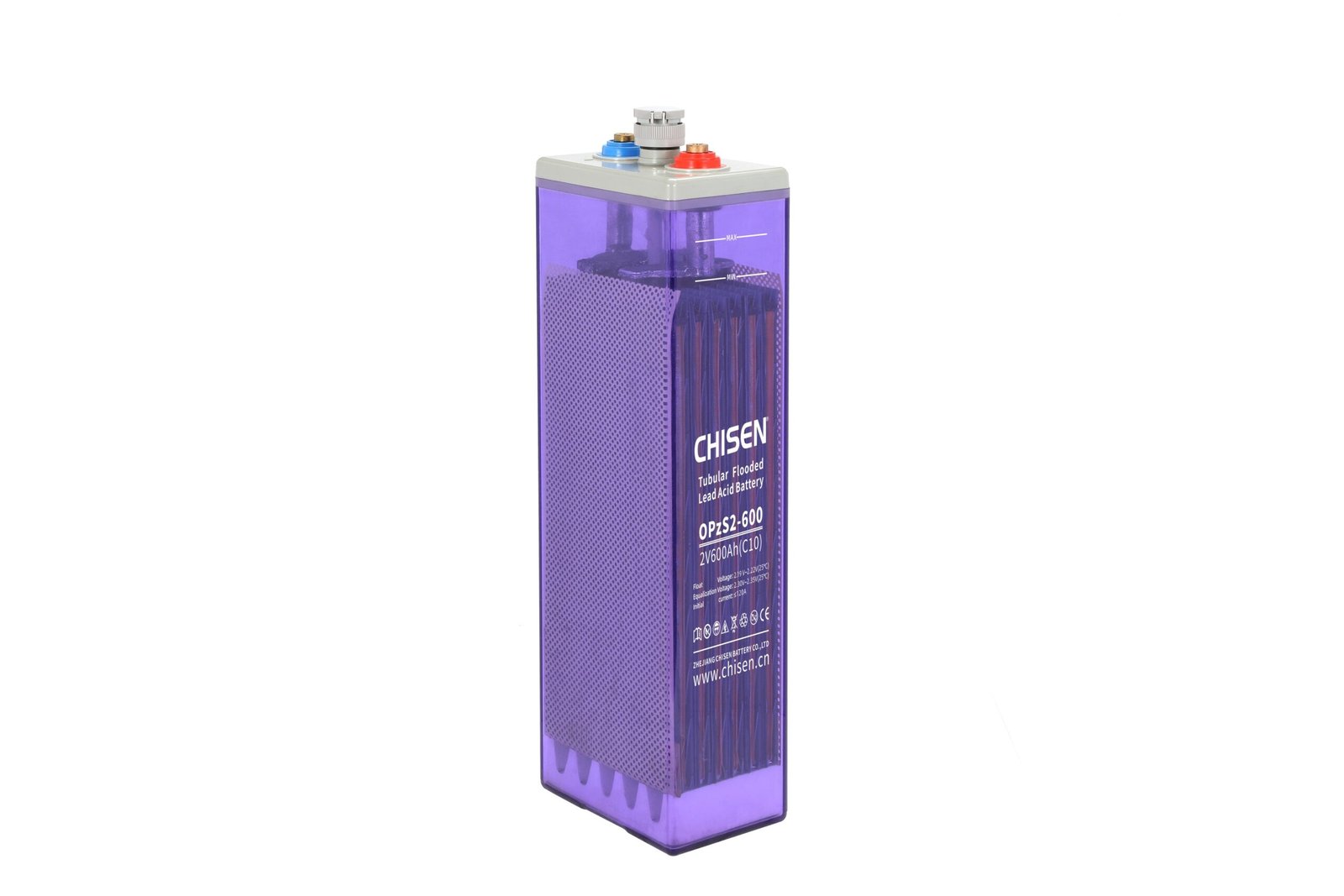 CHISEN OPzS 2V 600Ah Tubular Flooded Battery