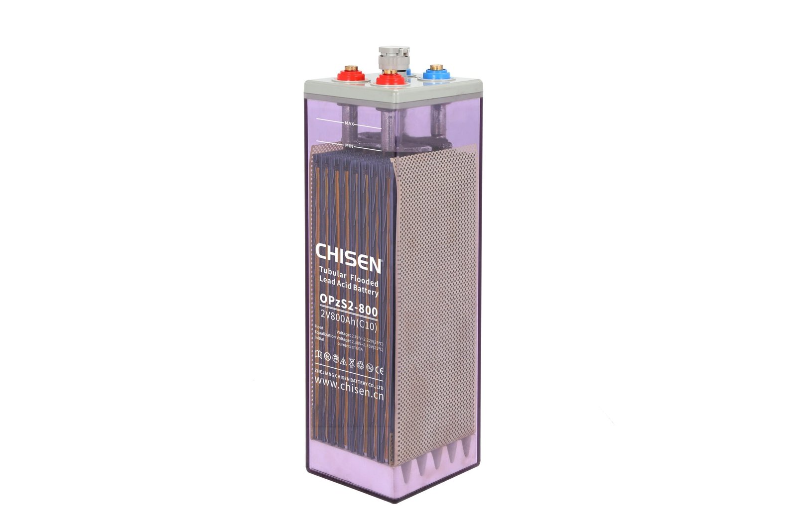 CHISEN OPzS 2V 800Ah Battery — OPzS Tubular Flooded Technology